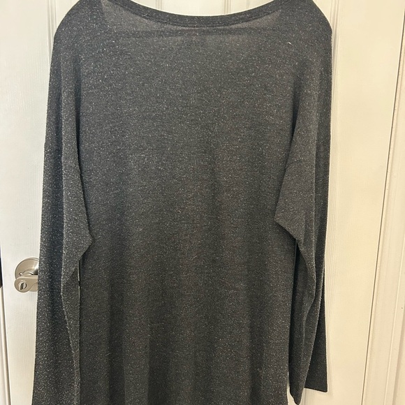 GO Couture Vintage Edition Gray Light Knit Sweater, Sz L-XL - Picture 6 of 10
